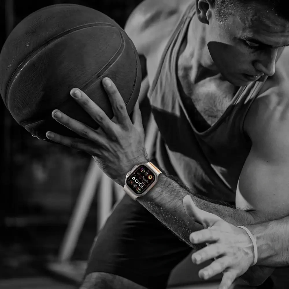 Hurtownia GSM - Páska Tech-Protect Nylon Clasp Apple Watch 6 / 7 / 8 / 9 / 10 / SE / Ultra 1 / 2 44/45/46/49mm Titanium - THP4108 - {ean13} - Hurt