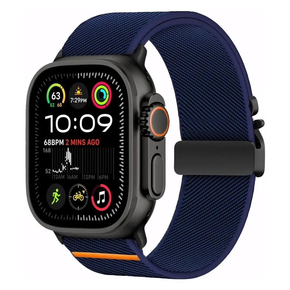 Hurtownia GSM - Páska Tech-Protect Nylon Clasp Apple Watch 6 / 7 / 8 / 9 / 10 / SE / Ultra 1 / 2 44/45/46/49mm Námořnická modř - THP4109 - {ean13} - Hurt