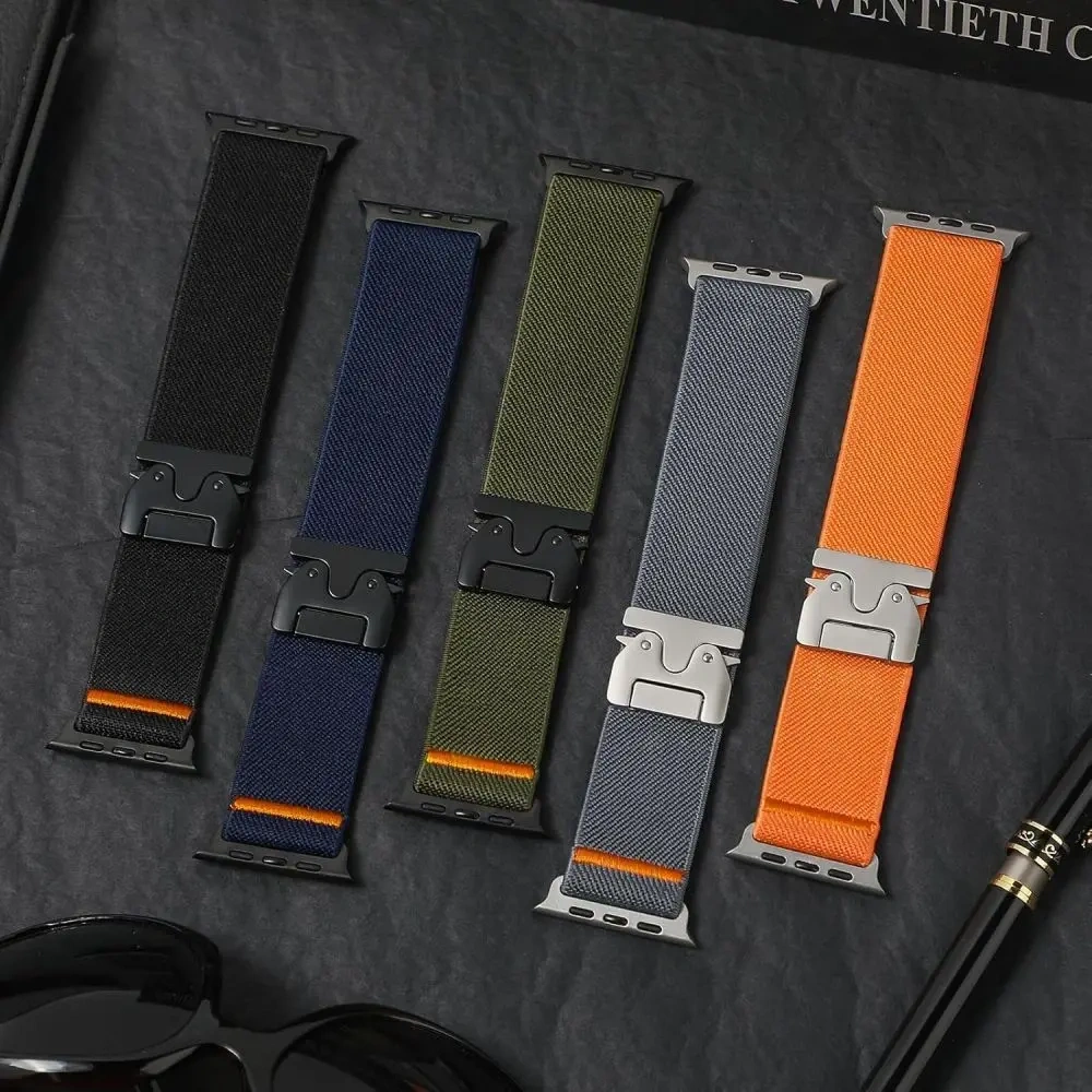 Hurtownia GSM - Páska Tech-Protect Nylon Clasp Apple Watch 6 / 7 / 8 / 9 / 10 / SE / Ultra 1 / 2 44/45/46/49mm Námořnická modř - THP4109 - {ean13} - Hurt