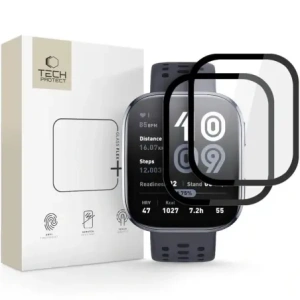 Hurtownia GSM - Sticlă hibridă Tech-Protect Glass Flex+ Amazfit Bip 6 Negru [2 PACK] - THP4110 - {ean13} - Hurt