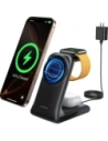 Hurtownia GSM - Vezeték nélküli töltő 3w1 Joyroom JR-W15 MagSafe fekete - JYR1239 - {ean13} - Hurt
