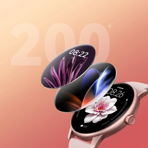 Smartwatch Joyroom Classis Series JR-FC1 z funkcją odbierania połączeń / ochroną IP68 różowy