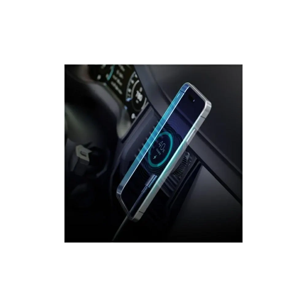 Wholesale 3MK Car MagCharger 15W Black Wireless Charging Car Mount for Air Vents - 3MK15933 - {ean13} - Hurt