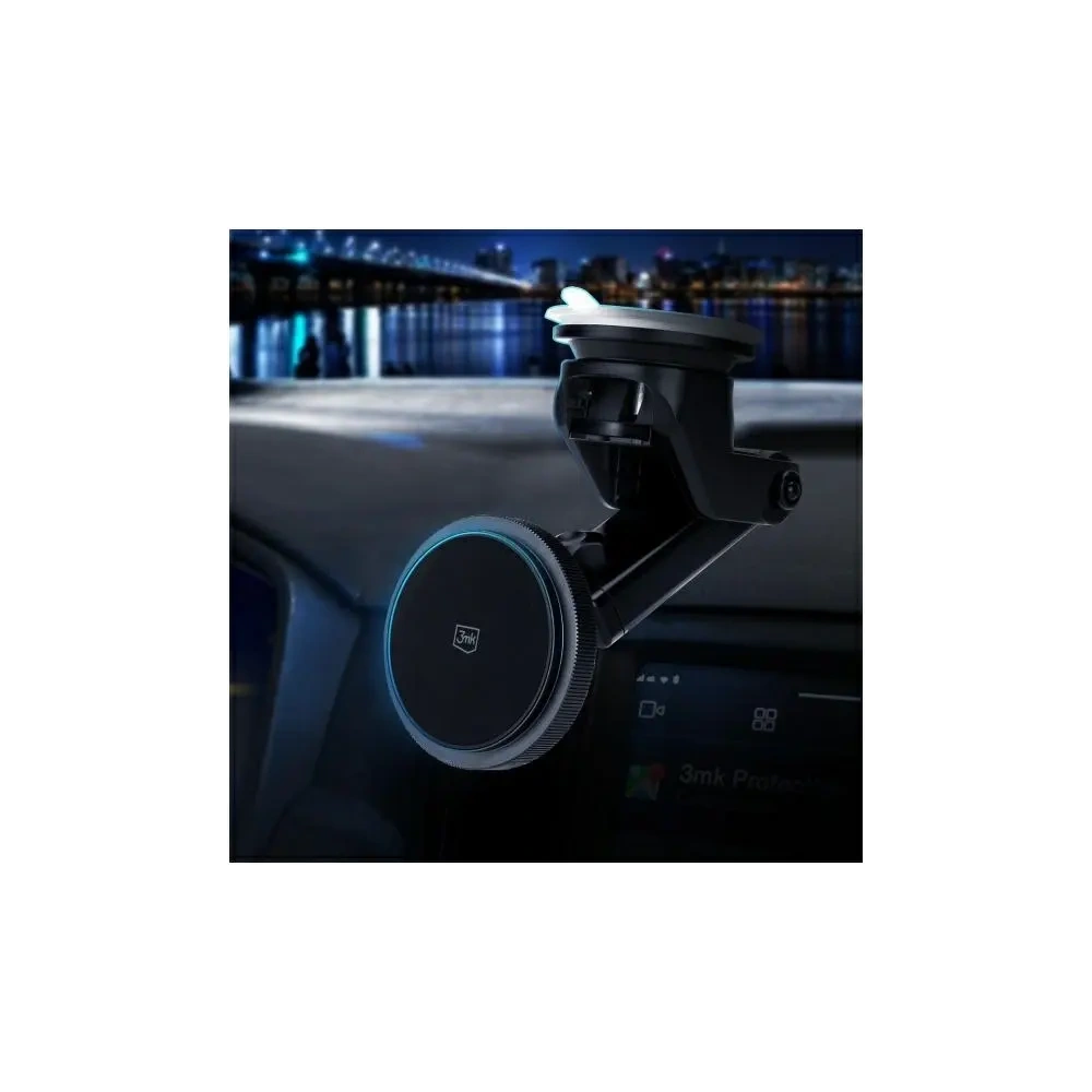 Wholesale 3MK Car MagCharger 15W Black Wireless Charging Car Mount for Dashboard - 3MK15934 - {ean13} - Hurt