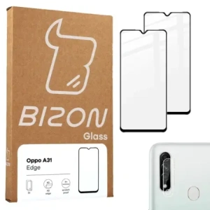 Hurtownia GSM - Bizon Edge 2 Csomag 2x edzett üveg + 1x lencsevédő Oppo A31-hez - BIZ8935 - {ean13} - Hurt
