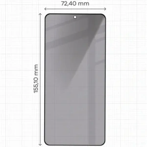 Wholesale Bizon Glass Edge Shadow Samsung Galaxy S25 Edge tinted with a black frame - BIZ8936 - {ean13} - Hurt