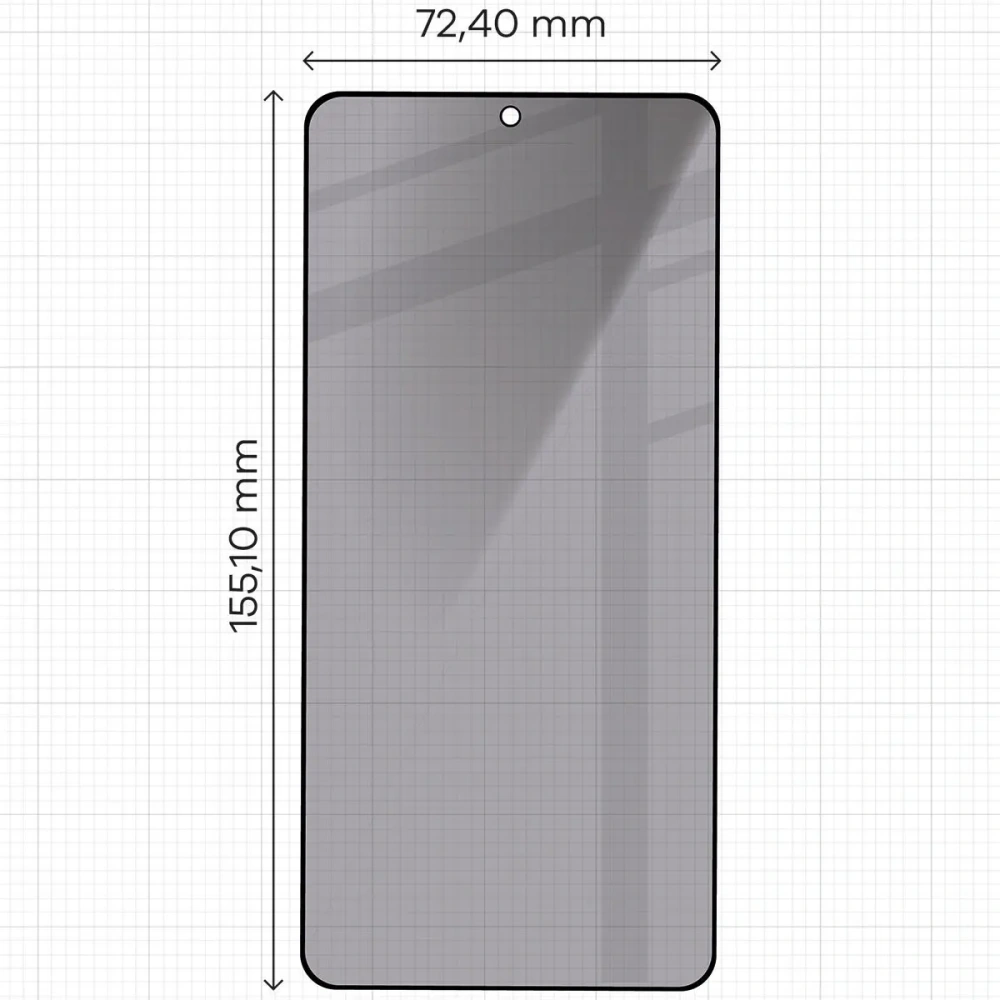 Wholesale Bizon Glass Edge Shadow Samsung Galaxy S25 Edge tinted with a black frame - BIZ8936 - {ean13} - Hurt