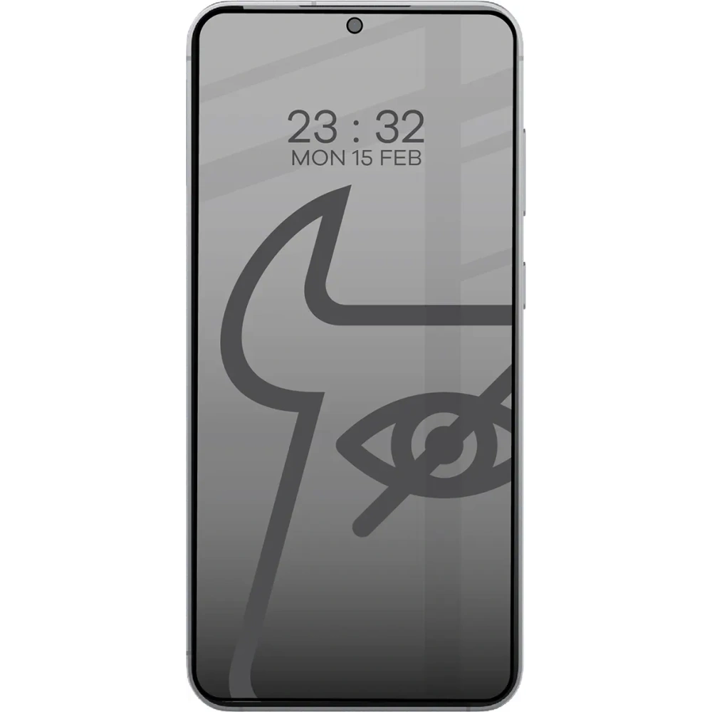 Wholesale Bizon Glass Edge Shadow Samsung Galaxy S25 Edge tinted with a black frame - BIZ8936 - {ean13} - Hurt