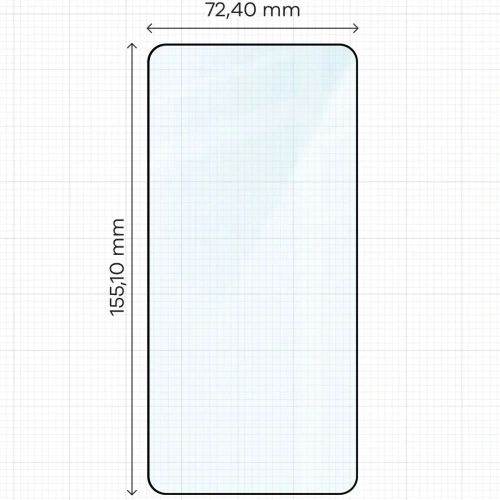 Szkło hartowane Bizon Glass Edge do Samsung Galaxy S25 Edge czarna ramka