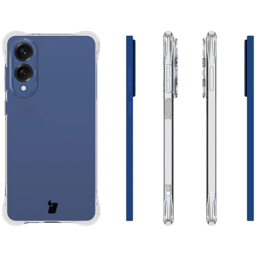 Elastyczne etui Bizon Case Salpa do Samsung Galaxy S25 Edge przezroczyste