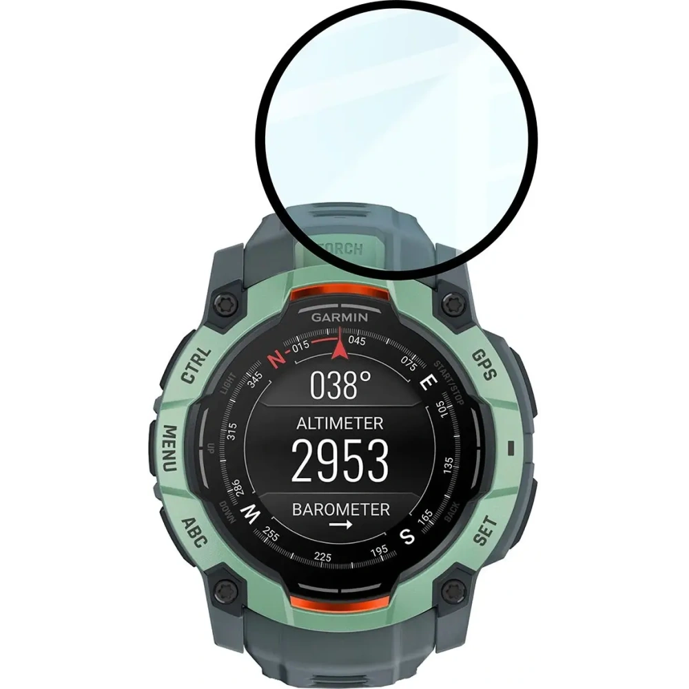 Hurtownia GSM - Bizon Üveg Óra Edge Hybrid Garmin Instinct 3 45mm fekete - BIZ8940 - {ean13} - Hurt