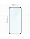 Wholesale Bizon Glass Edge 2 Google Pixel 9a black frame - BIZ8941 - {ean13} - Hurt