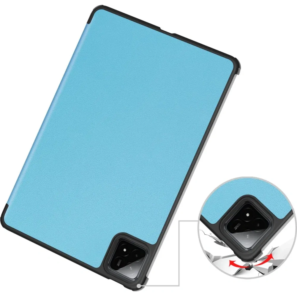 Hurtownia GSM - Etui z klapką Bizon Case Tab Croc do Xiaomi Pad 7 / 7 Pro błękitne - BIZ8943 - {ean13} - Hurt