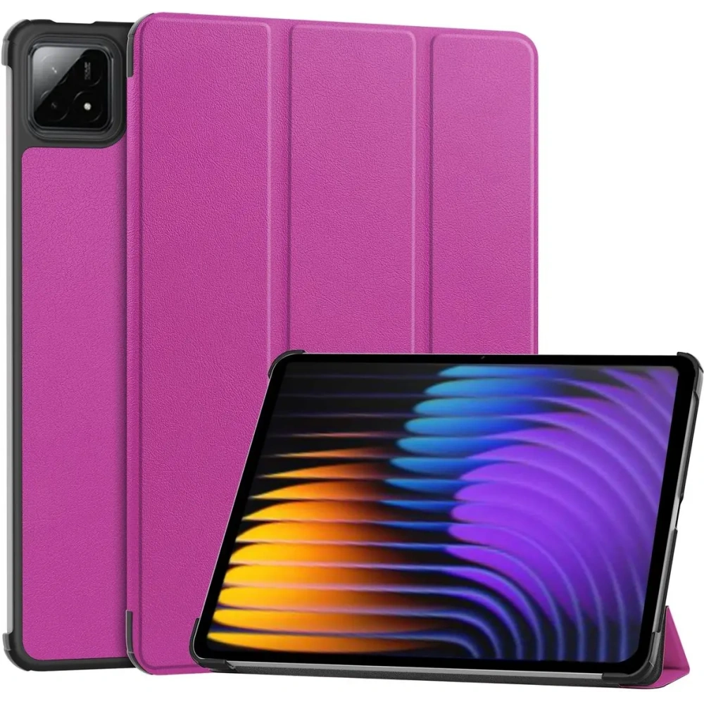 Hurtownia GSM - Etui z klapką Bizon Case Tab Croc do Xiaomi Pad 7 / 7 Pro fioletowe - BIZ8945 - {ean13} - Hurt