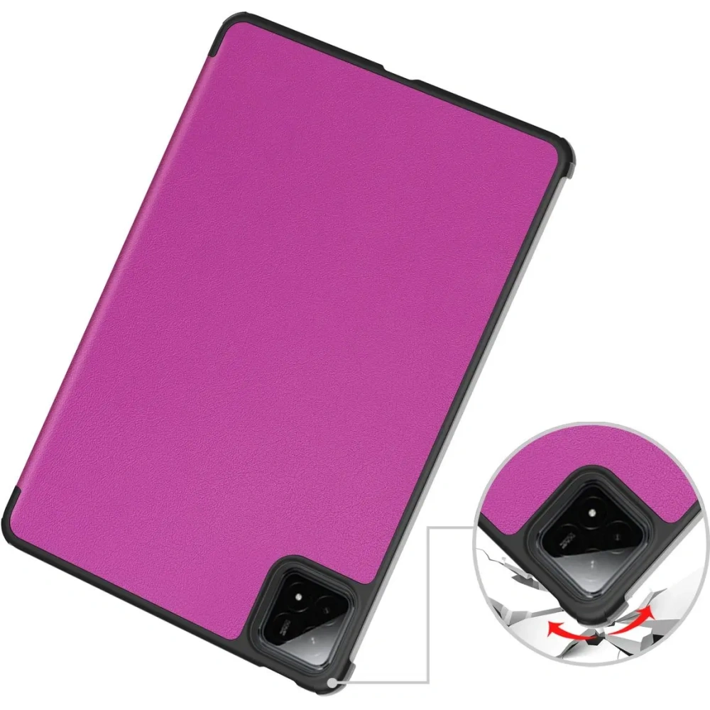 Hurtownia GSM - Etui z klapką Bizon Case Tab Croc do Xiaomi Pad 7 / 7 Pro fioletowe - BIZ8945 - {ean13} - Hurt