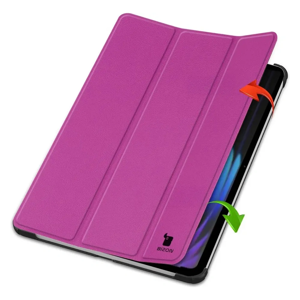 Hurtownia GSM - Etui z klapką Bizon Case Tab Croc do Xiaomi Pad 7 / 7 Pro fioletowe - BIZ8945 - {ean13} - Hurt