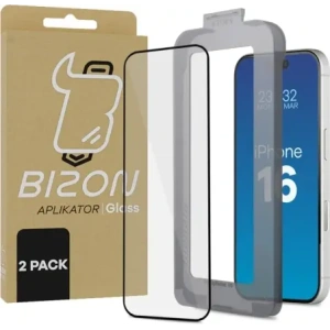 Hurtownia GSM - Bizon Glass Aplikátor Apple iPhone 16 [2 CSOMAG] - BIZ8949 - {ean13} - Hurt