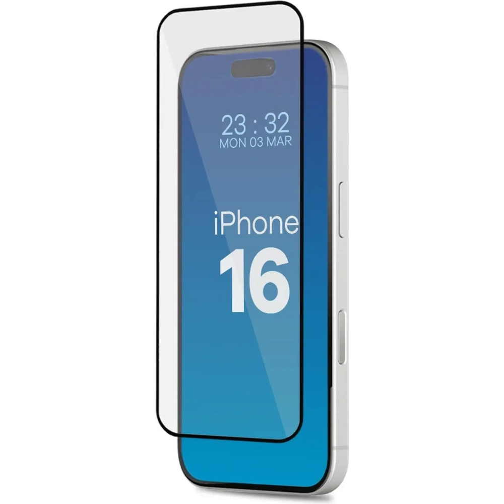 Hurtownia GSM - Szkło hartowane z ramką do łatwej aplikacji Bizon Glass Aplikator do Apple iPhone 16 [2 PACK] - BIZ8949 - {ean13} - Hurt