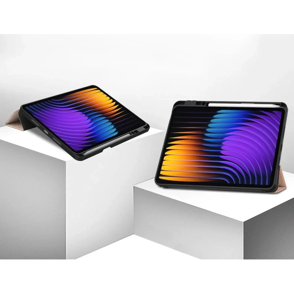 Hurtownia GSM - Bizon Case Tab Lizard Xiaomi Pad 7 / 7 Pro rózsaarany - BIZ8951 - {ean13} - Hurt