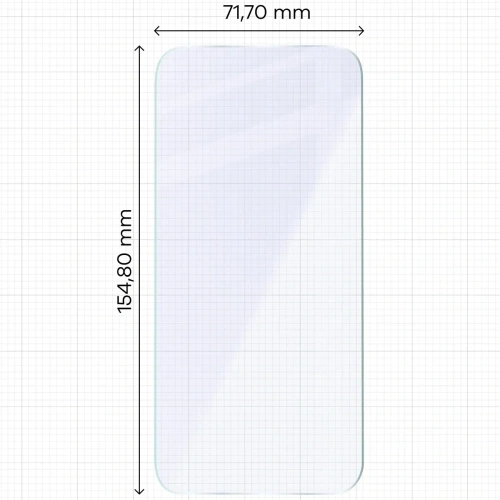 Elastyczne szkło hybrydowe Bizon Glass Mule do Apple iPhone 15 Plus