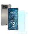 Bizon Case Clear Pack case + 2x screen glass Asus Zenfone 12 Ultra clear
