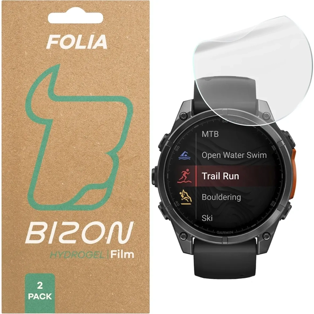 Hurtownia GSM - Bizon üveg óra hidrogel Garmin Tactix 8 AMOLED 51mm / SOLAR 51mm [2 CSOMAG] - BIZ8961 - {ean13} - Hurt