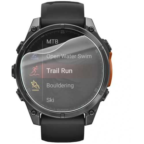 Folia hydrożelowa na ekran Bizon Glass Watch Hydrogel do Garmin Tactix 8 AMOLED 51mm / SOLAR 51mm [2 PACK]