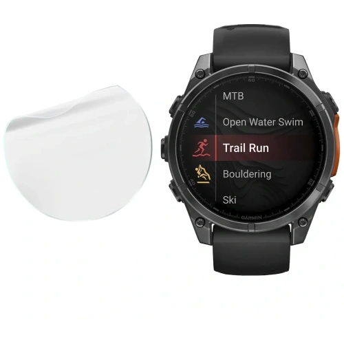 Folia hydrożelowa na ekran Bizon Glass Watch Hydrogel do Garmin Tactix 8 AMOLED 51mm / SOLAR 51mm [2 PACK]