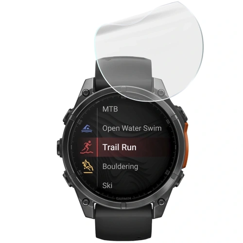 Folia hydrożelowa na ekran Bizon Glass Watch Hydrogel do Garmin Tactix 8 AMOLED 51mm / SOLAR 51mm [2 PACK]
