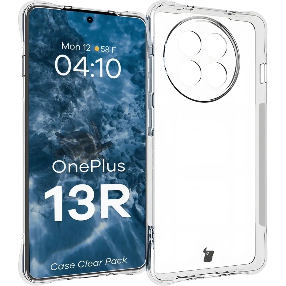 Hurtownia GSM - Bizon Case Clear Pack tok + 2x kijelzőüveg OnePlus 13R átlátszó - BIZ8962 - {ean13} - Hurt