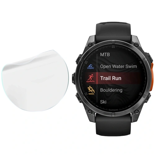 Folia hydrożelowa na ekran Bizon Glass Watch Hydrogel do Garmin Tactix 8 AMOLED 47mm [2 PACK]