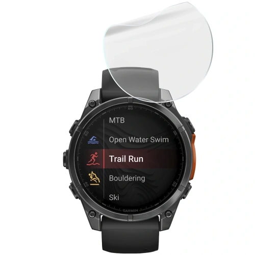 Folia hydrożelowa na ekran Bizon Glass Watch Hydrogel do Garmin Tactix 8 AMOLED 47mm [2 PACK]