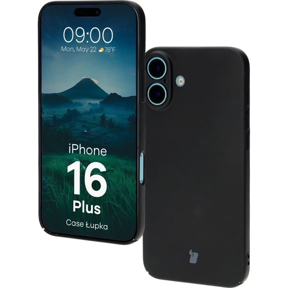Hurtownia GSM - Bizon Case Lupka Apple iPhone 16 Plus fekete - BIZ8965 - {ean13} - Hurt