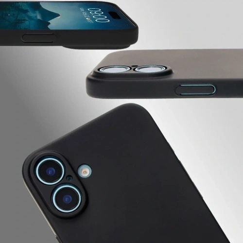 Etui Bizon Case Łupka do Apple iPhone 16 Plus czarne