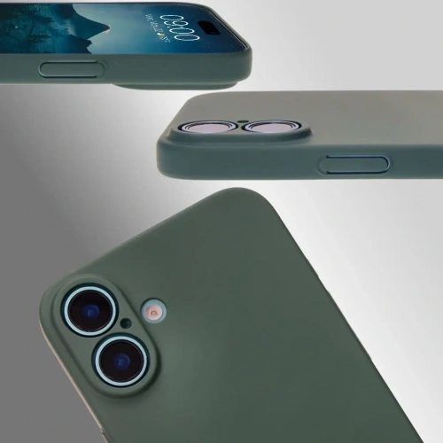 Etui Bizon Case Łupka do Apple iPhone 16 Plus zielone