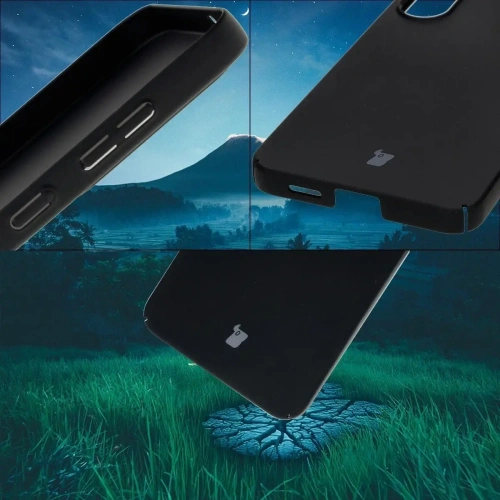 Etui Bizon Case Łupka do Samsung Galaxy S25+ Plus czarne