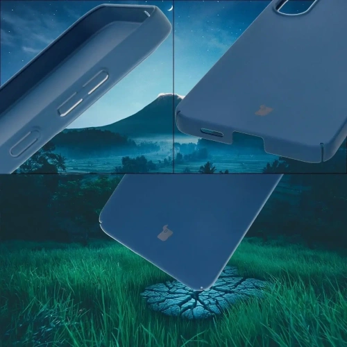 Etui Bizon Case Łupka do Samsung Galaxy S25+ Plus niebieskie