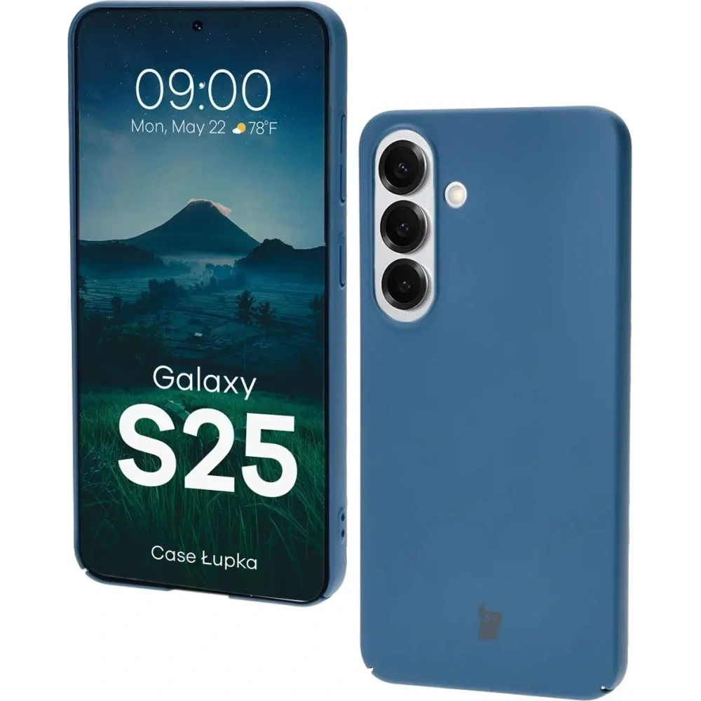Hurtownia GSM - Etui Bizon Case Łupka do Samsung Galaxy S25 niebieskie - BIZ8973 - {ean13} - Hurt