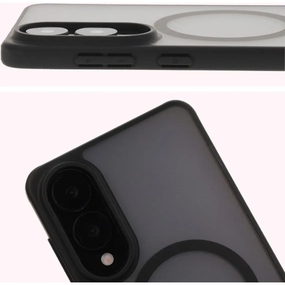 Hurtownia GSM - Bizon Case MatteO Magnetic Samsung Galaxy S25 Edge füstös fekete - BIZ8975 - {ean13} - Hurt