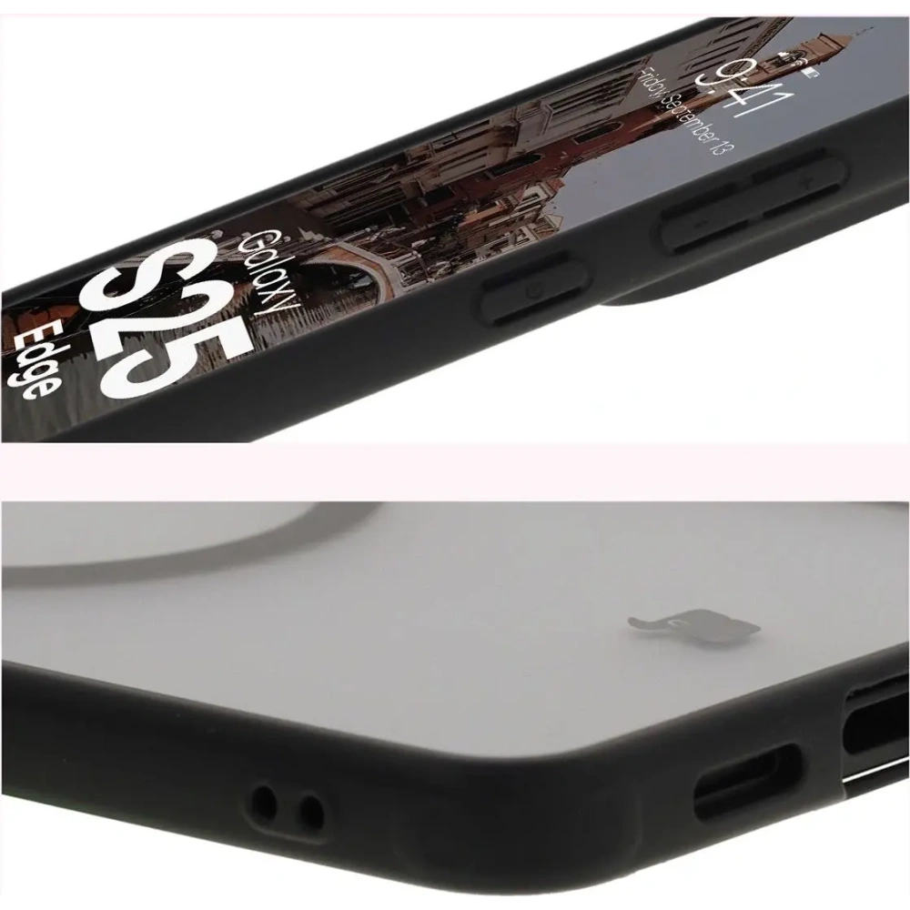 Wholesale Bizon Case MatteO Magnetic Samsung Galaxy S25 Edge smoky black - BIZ8975 - {ean13} - Hurt