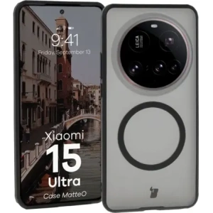 Hurtownia GSM - Bizon Case MatteO Magnetic Xiaomi 15 Ultra negru smokescreen - BIZ8976 - {ean13} - Hurt