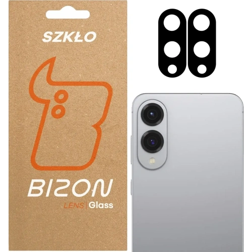 Szkło na aparat Bizon Glass Silk Lens do Samsung Galaxy S25 Edge [2 PACK]