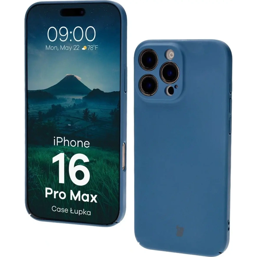 Hurtownia GSM - Bizon Case Lupka Apple iPhone 16 Pro Max kék - BIZ8983 - {ean13} - Hurt