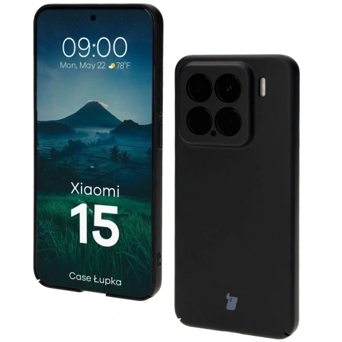 Etui Bizon Case Łupka do Xiaomi 15 czarne