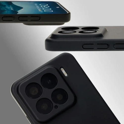 Etui Bizon Case Łupka do Xiaomi 15 czarne