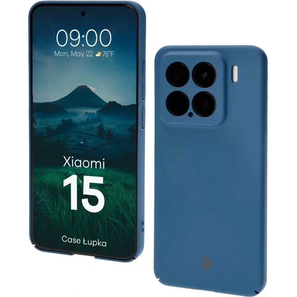 Hurtownia GSM - Etui Bizon Case Łupka do Xiaomi 15 niebieskie - BIZ8987 - {ean13} - Hurt