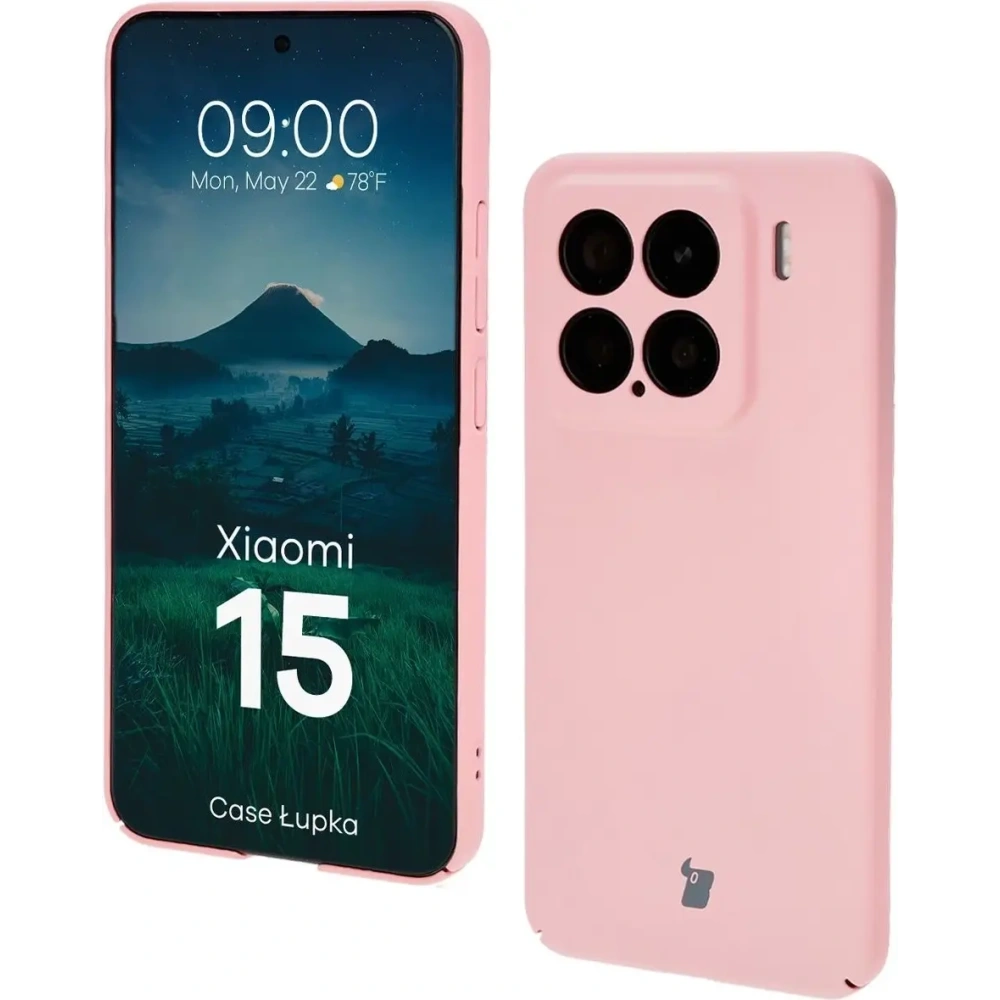 Hurtownia GSM - Etui Bizon Case Łupka do Xiaomi 15 różowe - BIZ8988 - {ean13} - Hurt