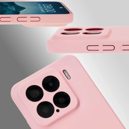 Etui Bizon Case Łupka do Xiaomi 15 różowe