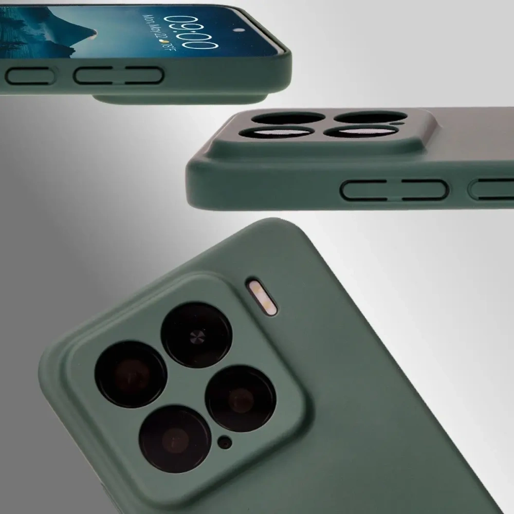 Hurtownia GSM - Etui Bizon Case Łupka do Xiaomi 15 zielone - BIZ8989 - {ean13} - Hurt