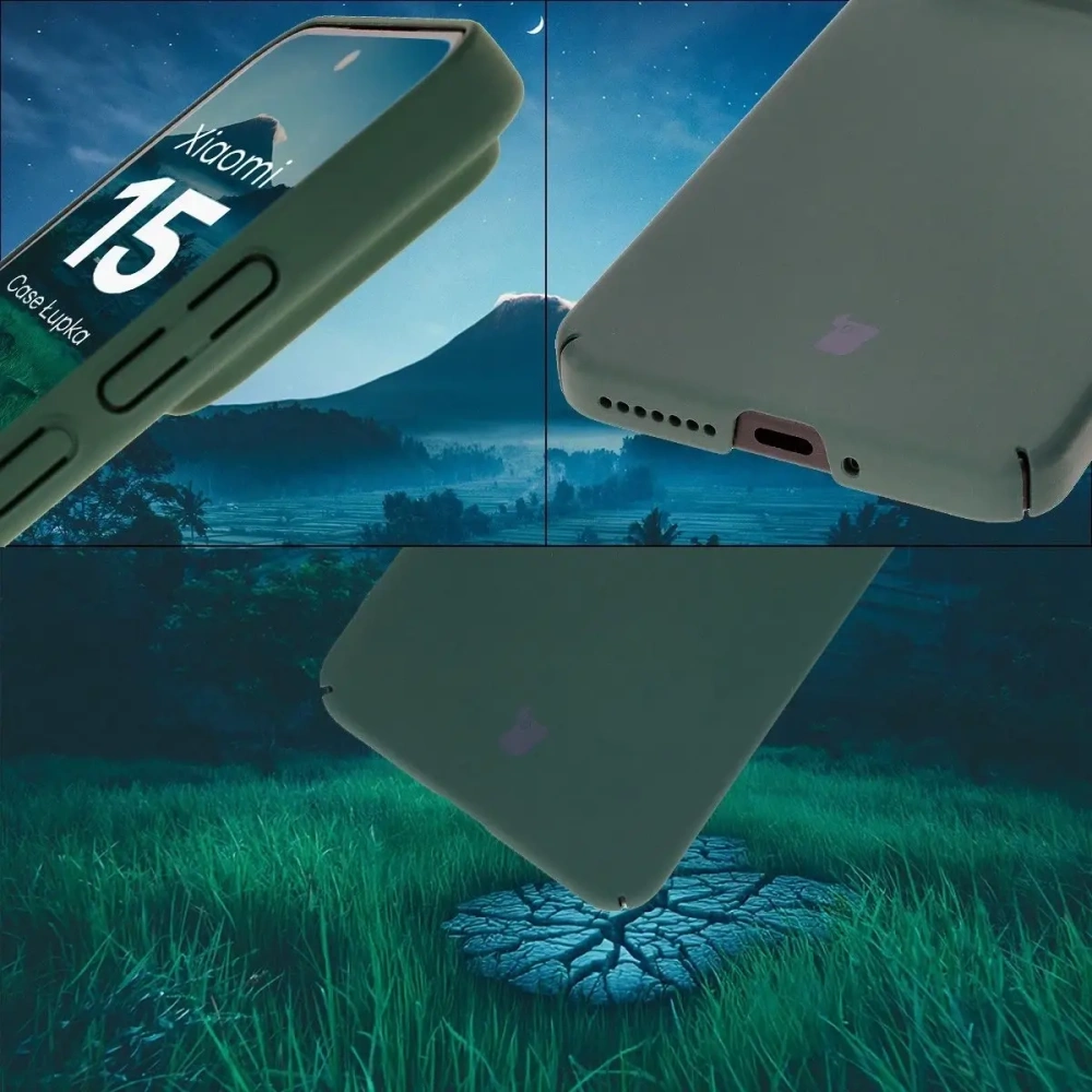 Hurtownia GSM - Etui Bizon Case Łupka do Xiaomi 15 zielone - BIZ8989 - {ean13} - Hurt